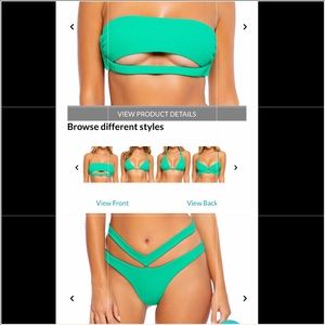 GREEN Luli fama playa vibes bikini